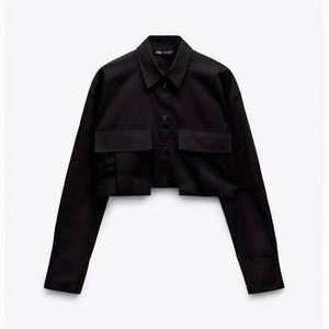 ZARA | Cropped Shirt